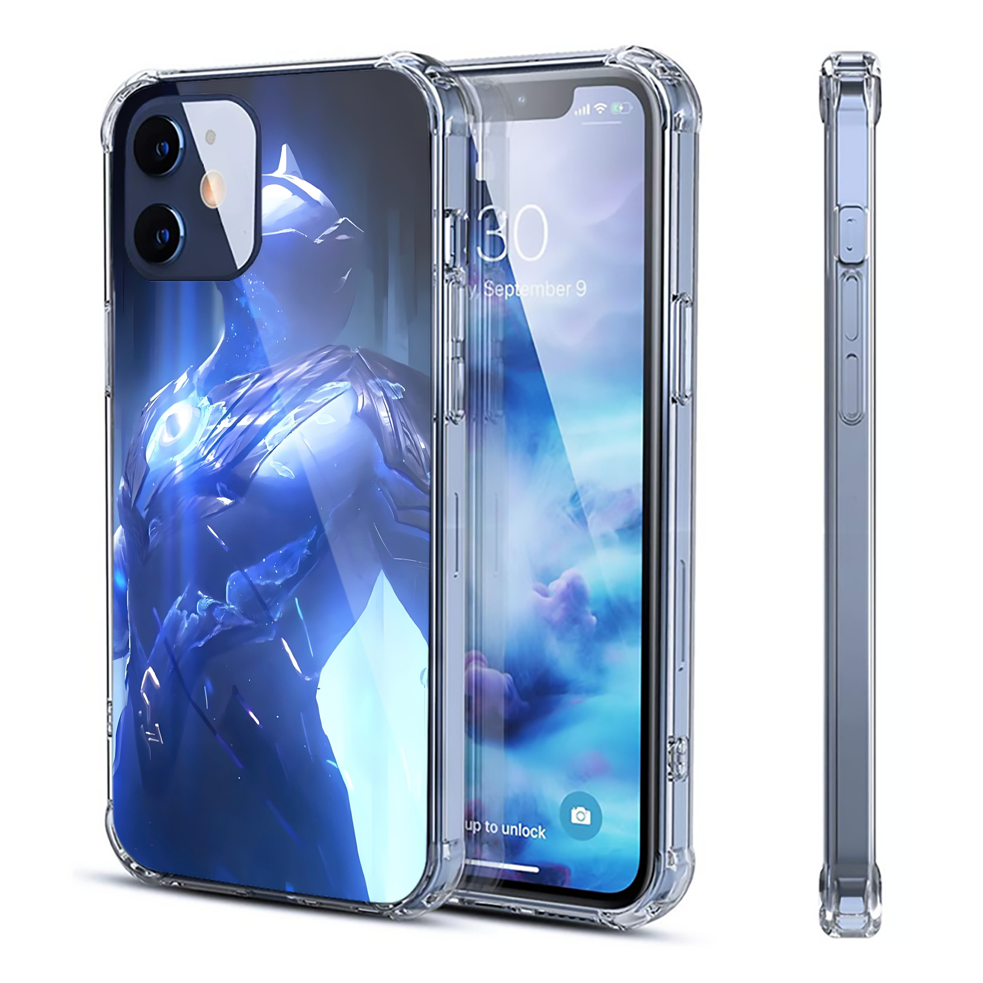 （画像用） ウルトラマン Ultraman 【iPhone 12シリーズ対応】透明スマホケース（クリアソフトケース）